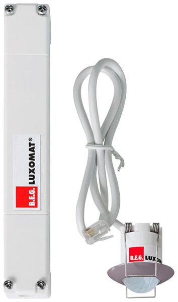 EB-Präsenzmelder SWISSLUX PD9-M-DACO DALI-2 S Silber