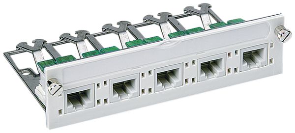 Elemento universale JK freenet R&M 5×RJ45 non schermato