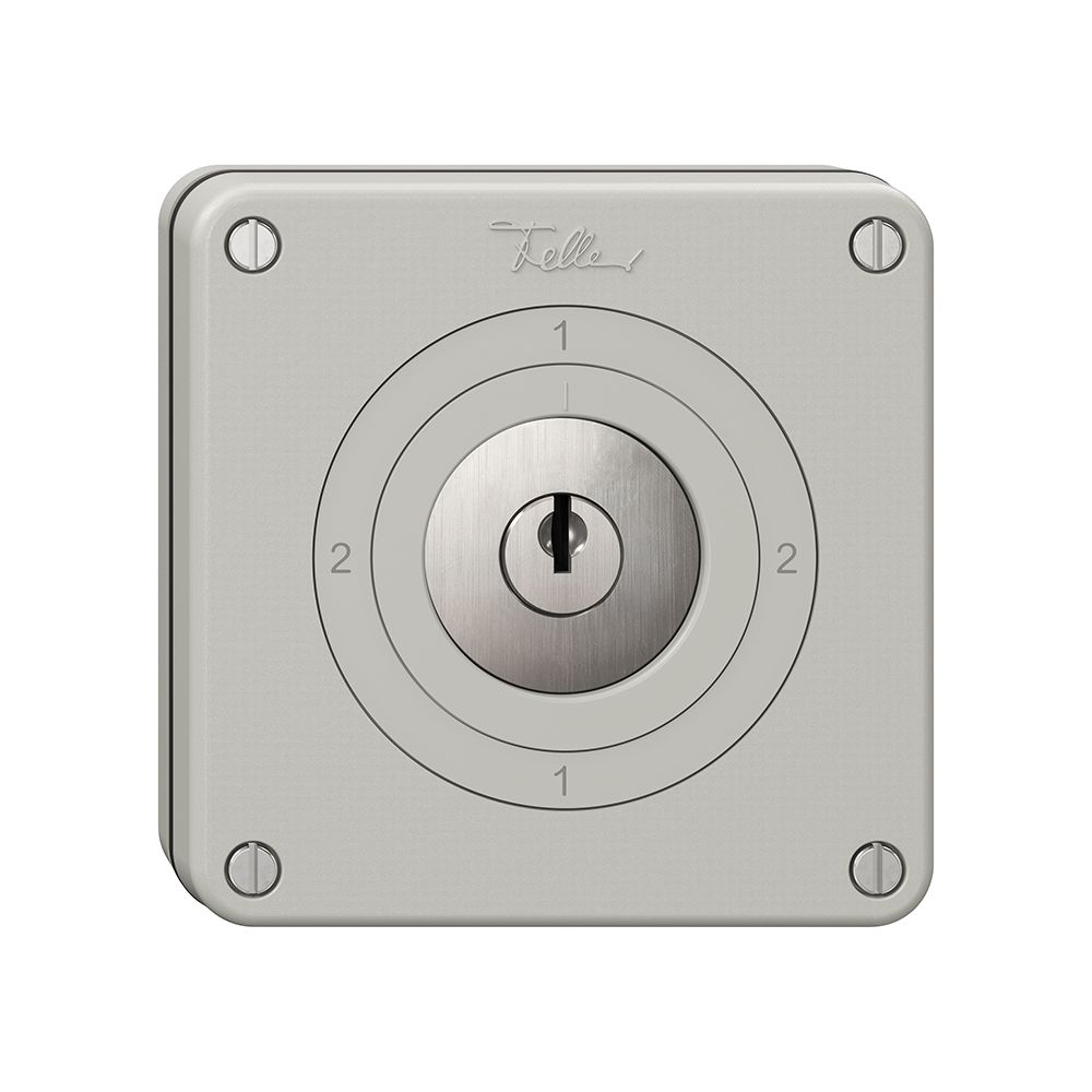 Interrupteur rotatif NUPU NEVO, 3/2L, avec serrure&2 clés, KS, 2-1-2-1, grc