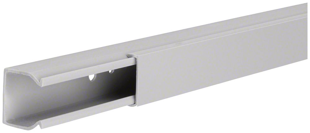 Installationskanal tehalit LF 25×25×2000mm (B×H×L) PVC hellgrau