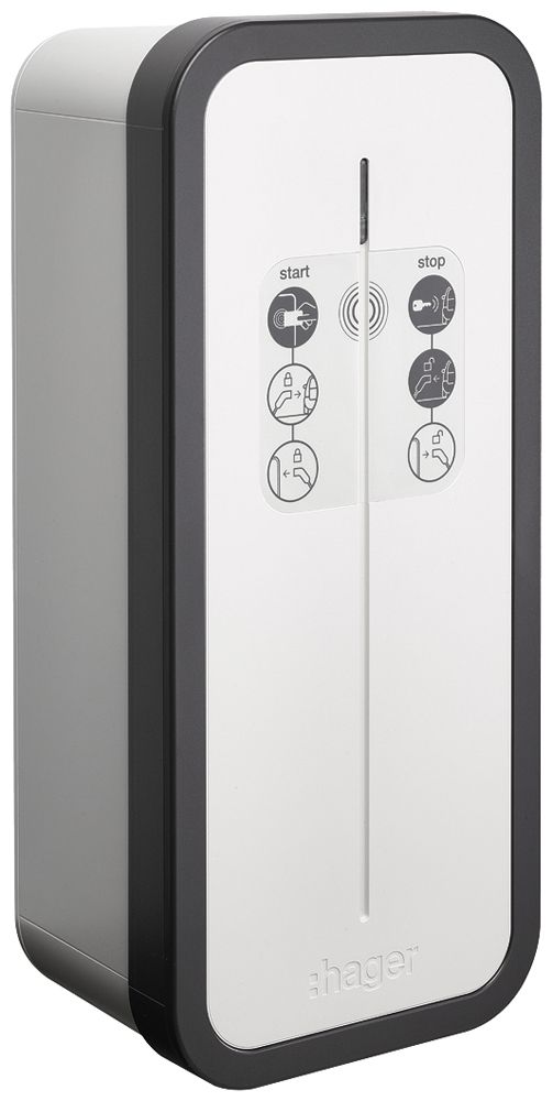 Borne de charge Hager witty share 1×T2 11/22kW 3L 400V 16/32A IP55