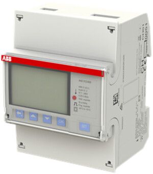 Compteur d'énergie AMD ABB iBus A42 312-600, 1×6A Argent 2DI/2DO RS-485 METAS