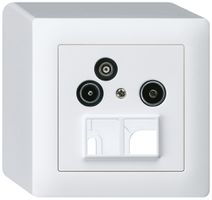 Presa antenna AP R/TV/dati kallysto HMS 2GHz 10.5db bianco