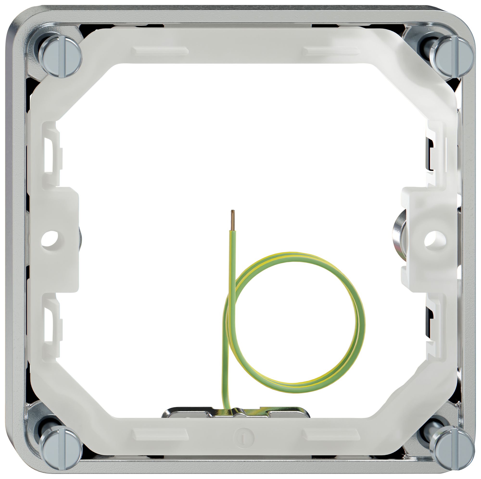 Pièce intermédiaire ELEMENT SNAPFIX® avec vis et joint 87×87×8.5mm