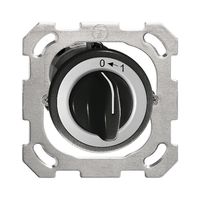 UP-Schwenktaster 0<-1/2P schwarz mit Drehgriff