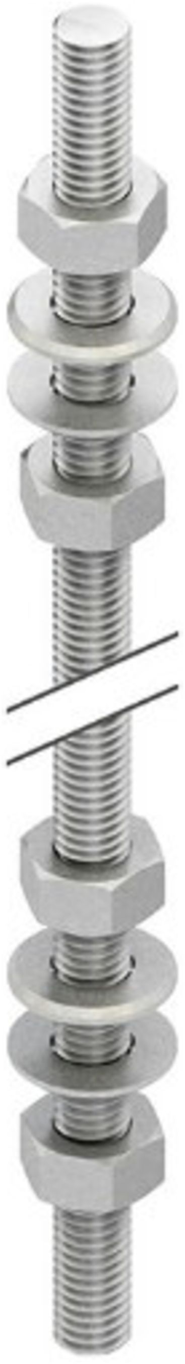 Tige filetée M8 1000mm zing.send. NIED