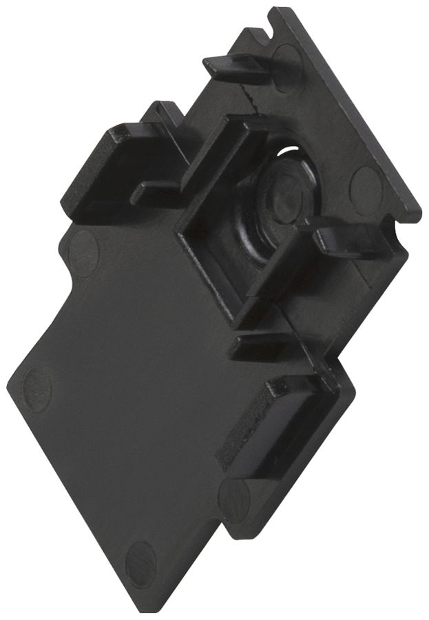 Endkappe SLV 48V TRACK Kunststoff 34×2×47mm schwarz