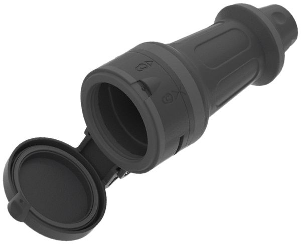 Prise mobile TH55 T15 MH, IP55, 10A 250/440V, pour câble Ø 6…14mm, no-an