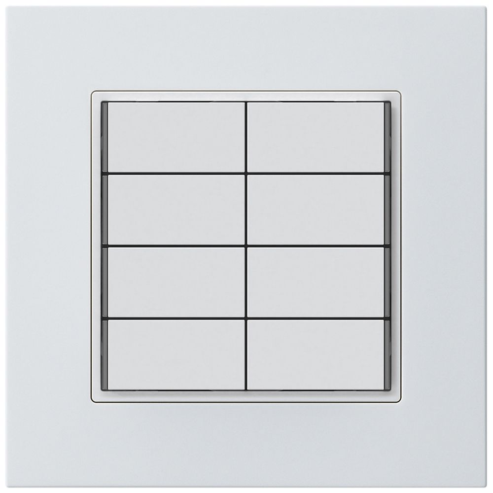 Poussoir KNX ENC KPR 8×touches 8×points actionnables LED blanc