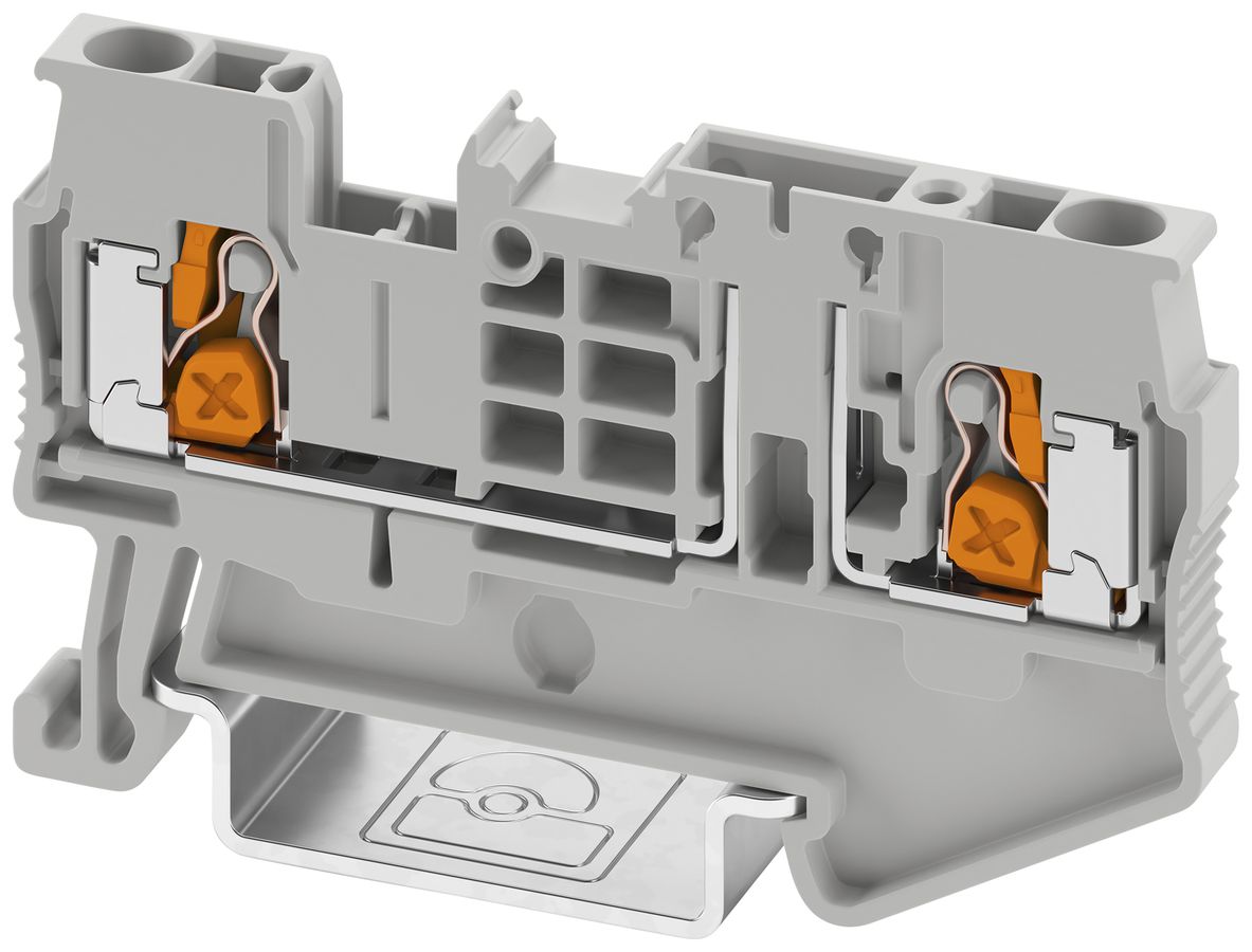 Borne de sectionnement joignable PX XT 2,5-TG 4mm² 20A 500V 2×1 DIN35 gr
