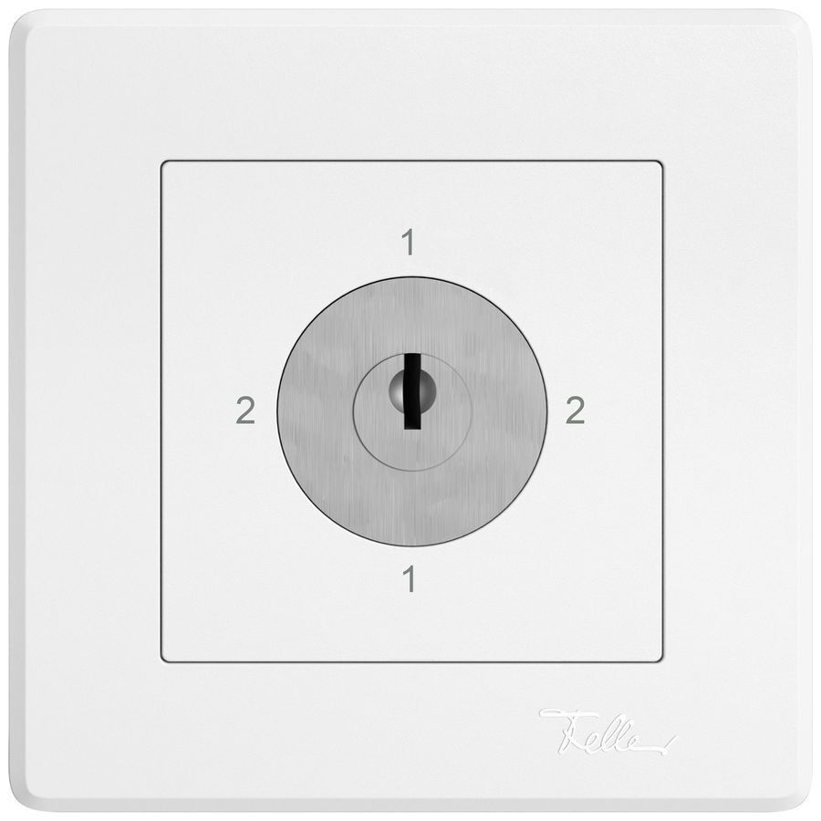 Interrupteur rotatif ENC EDIZIO.liv SNAPFIX® inverseur 3/1L serrure&2 clés bc