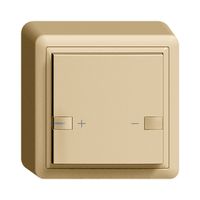 AP-Taster ZEP Universaldimmer 1K/1T mit LED EDIZIOdue sand