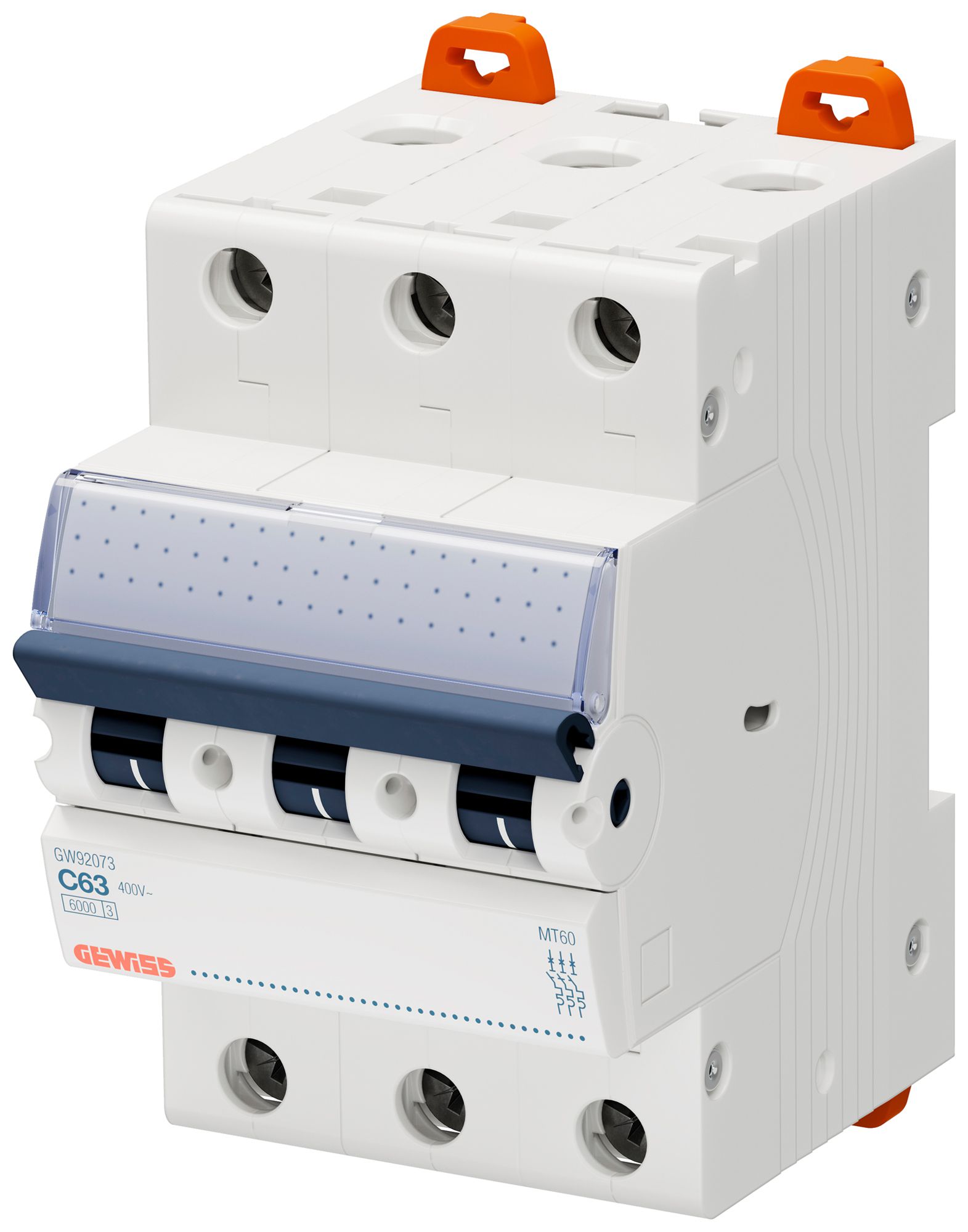 Leitungsschutzschalter Gewiss 90 MCB 3P 400V C 63A 6kA 3TE