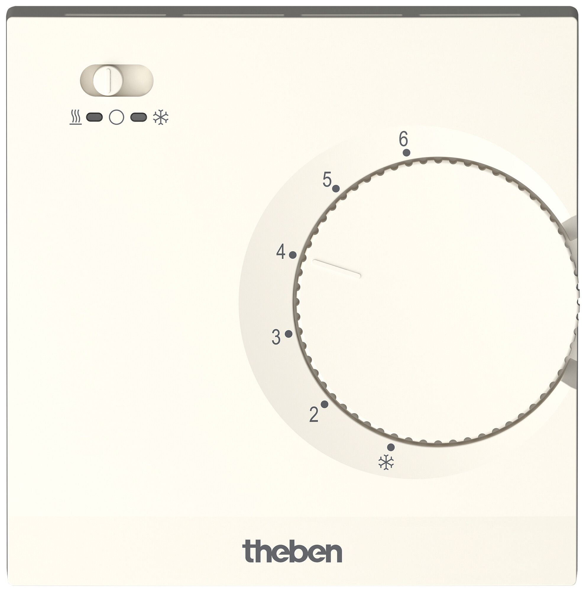 Thermostat d'ambiance AP Theben RAMSES 708 S 230V AC 5…30°C 10A 76×76mm blanc