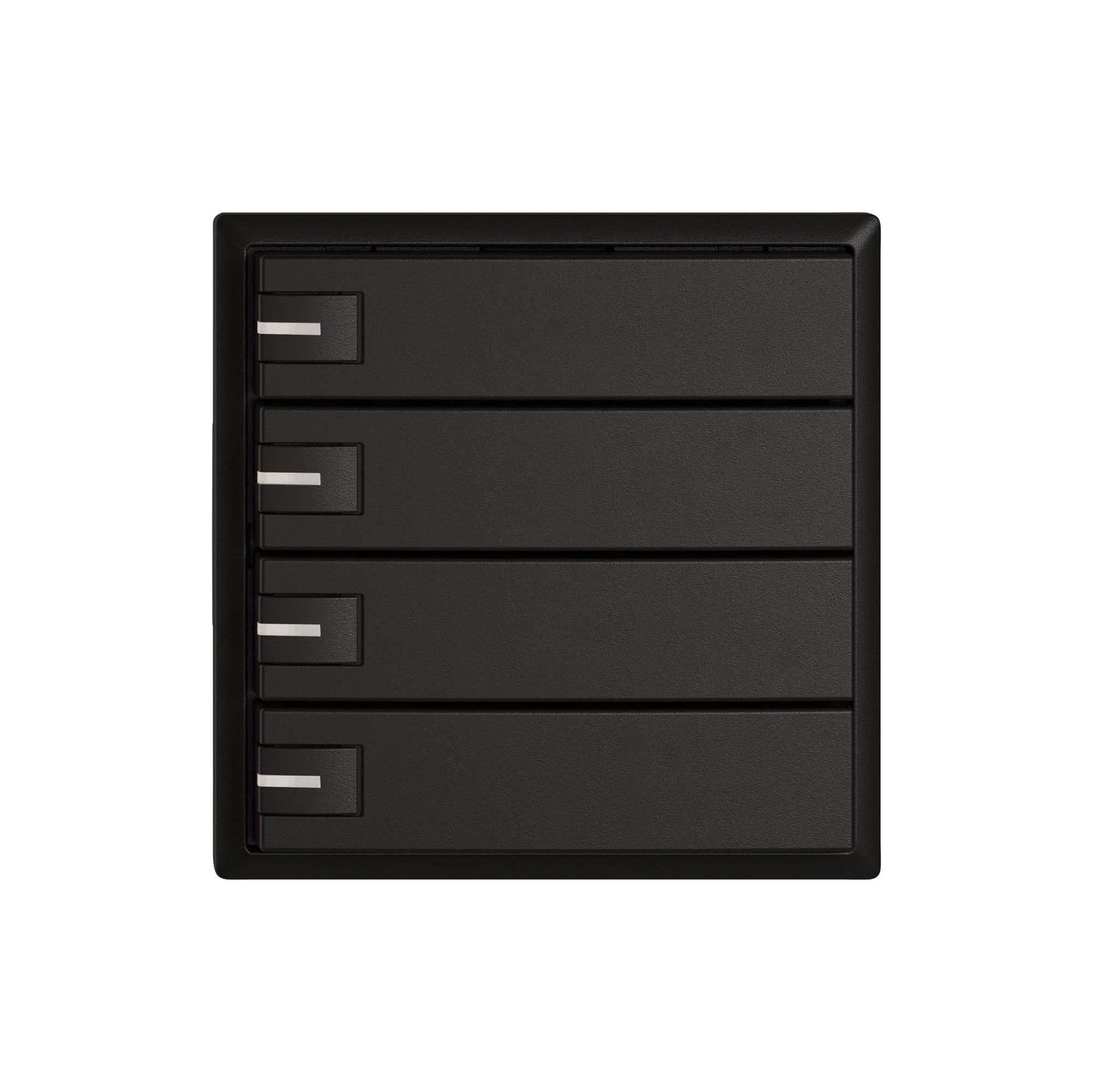 Pulsante KNX RGB EDIZIO.liv SNAPFIX® sensore temp.RGB-LED 4× com.1T ne