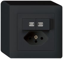 Combinazione luminosa AP 1/3+3/1P+T13 nero kallysto 2 lenti