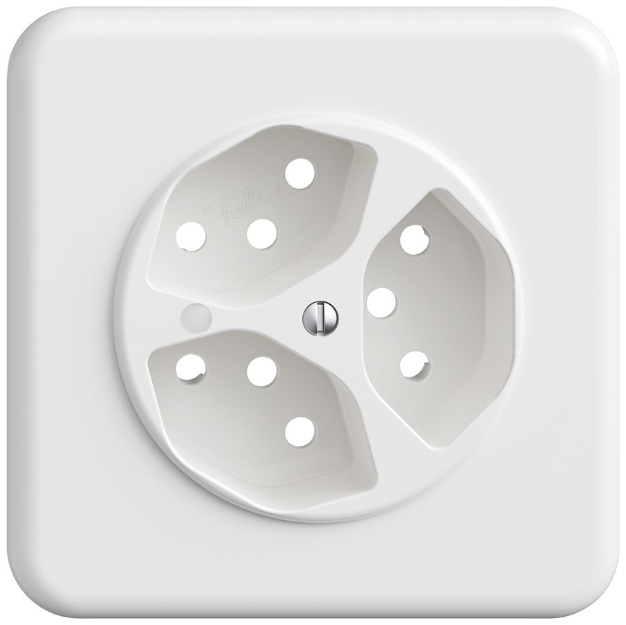 UP-Montageset STANDARDdue SNAPFIX® für 3×T13 mit Frontlinse ws