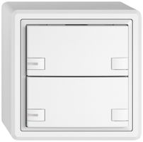 Pulsante universale AP EDIZIO.liv UNI SNAPFIX® c.LED RGB 2× com.2T bi