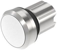 Pulsante INS EAO45, I, bianco, anello argento, a filo