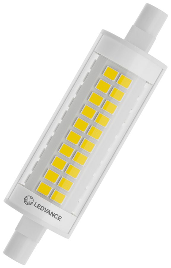 Lampe LED LEDVANCE SLIM LINE R7s 9.5W 1055lm 827 VAR clair Ø20×78mm
