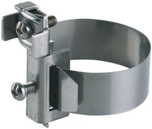 Collier de terre Bettermann 927 1 3/8…1 1/2 pouces, acier fin