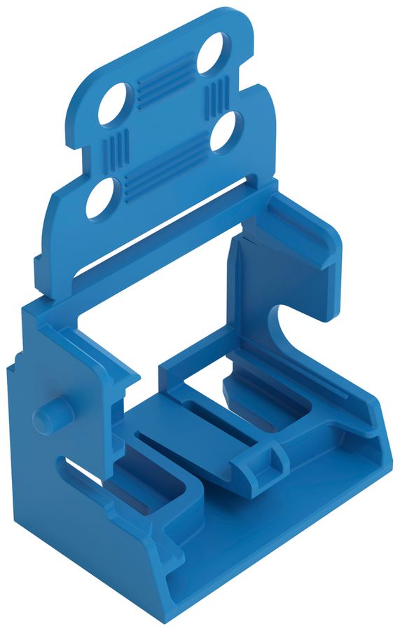 Adaptateur de fixation WAGO a.décharge de traction p.10×4mm² latérale bl