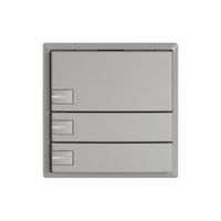 Poussoir KNX RGB EDIZIO.liv SNAPFIX® capteur temp.RGB-LED 3× comm.1T grc