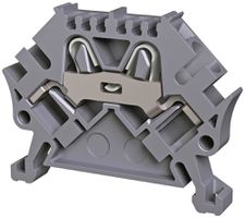 Durchgangs-Reihenklemme Woertz 0.5…4mm² 32A 800V Steckklemmansch.2×1 TH35 grau
