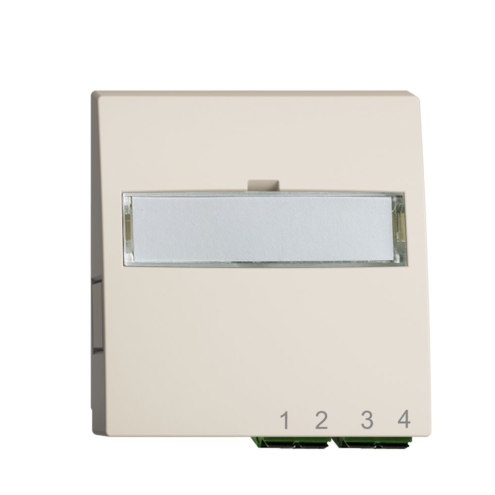 UP-Anschlussdose FTTH EDIZIOdue FH 2×LC APC Duplex F crema