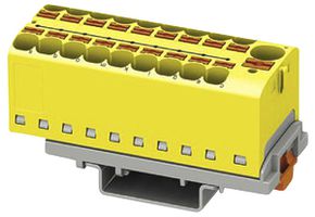 Verteilerblock PX PTFIX 10/18X4-NS35 YE