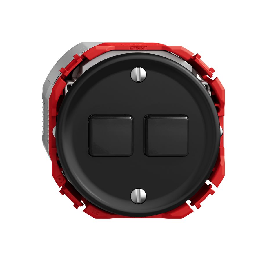 Druckschalter STANDARDdue Wiser SNAPFIX® 2 Kanal 2 Tasten WLAN sz