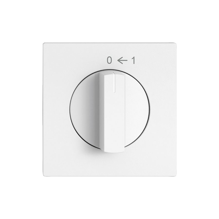 Schwenktaster EDIZIO.liv SNAPFIX® 0<-1/2P mit Drehgriff ws