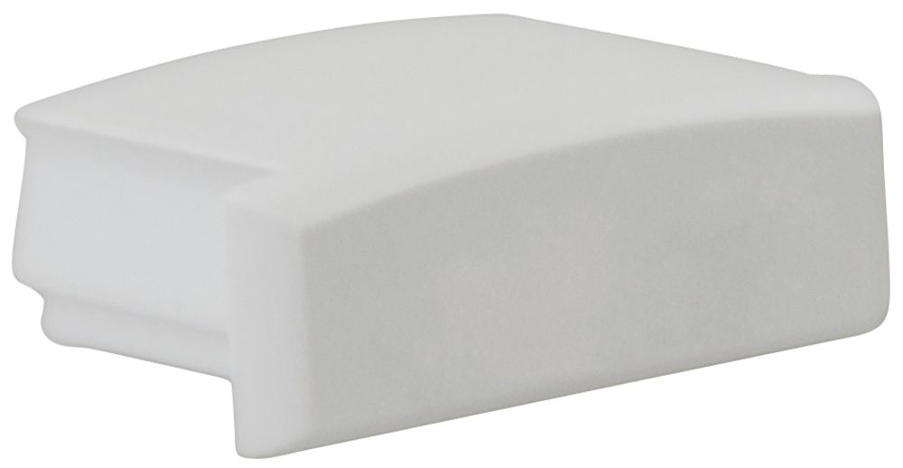 Endkappe DOTLUX, aus PVC, für Profil/Abdeckung 1B, 12mm, grau