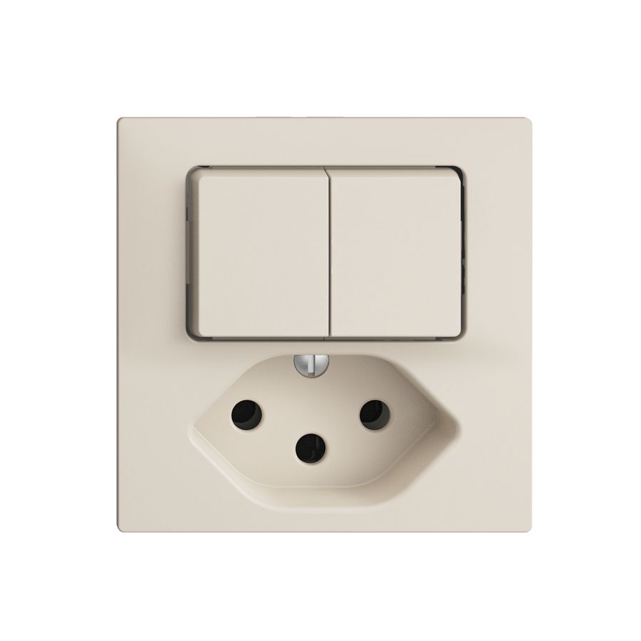 Combinaison ENC 1/3+3/1P+T13 EDIZIOdue crema