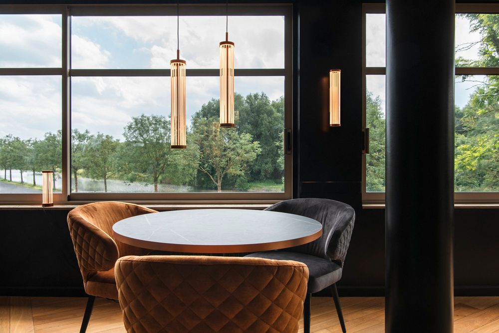 LED-Tischleuchte SLV QUIMERA 4.3W 110lm 927/930 Schalter Ø80×277mm Messing