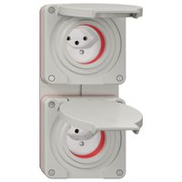 Combinaison NUP NEVO, 2×T13, IP55 d'après SN 441011 série a.joint rouge, grc