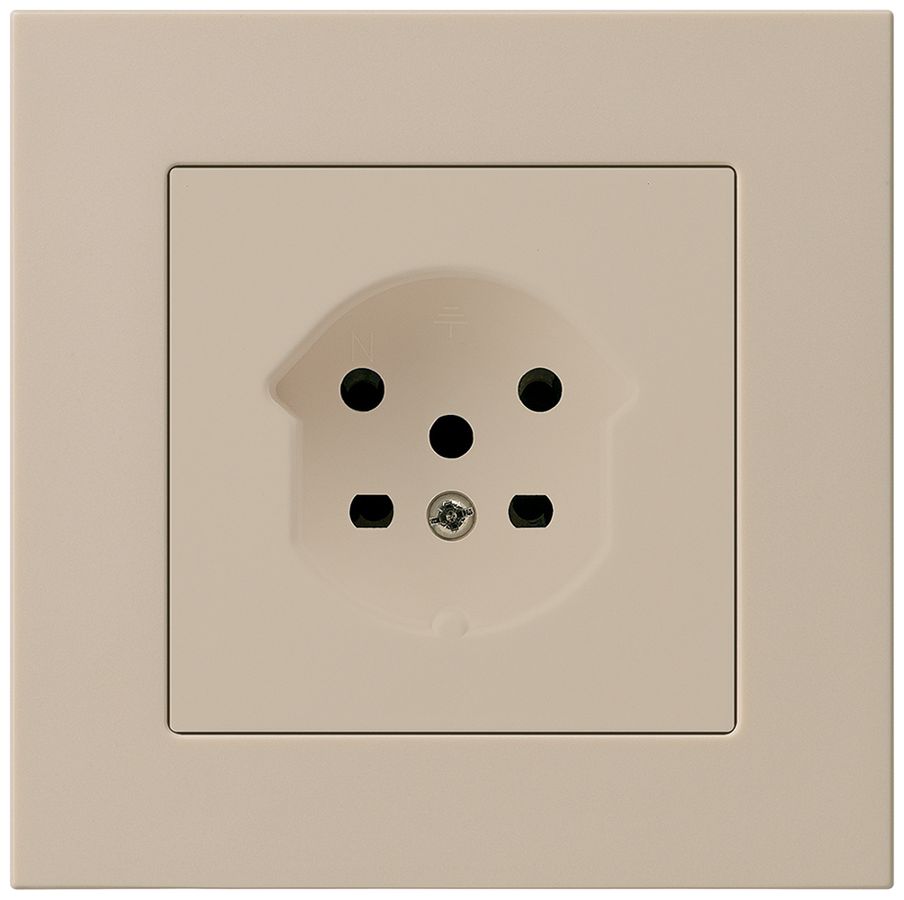 Prise ENC kallysto.pro T15 beige bornes à vis