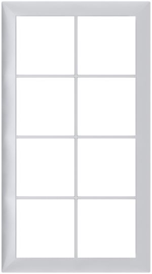 Abdeckrahmen SIDUS 2×4/4×2 Al