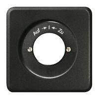 UP-Frontset Auf-I-Zu schwarz für Schlüsselschwenktaster FH