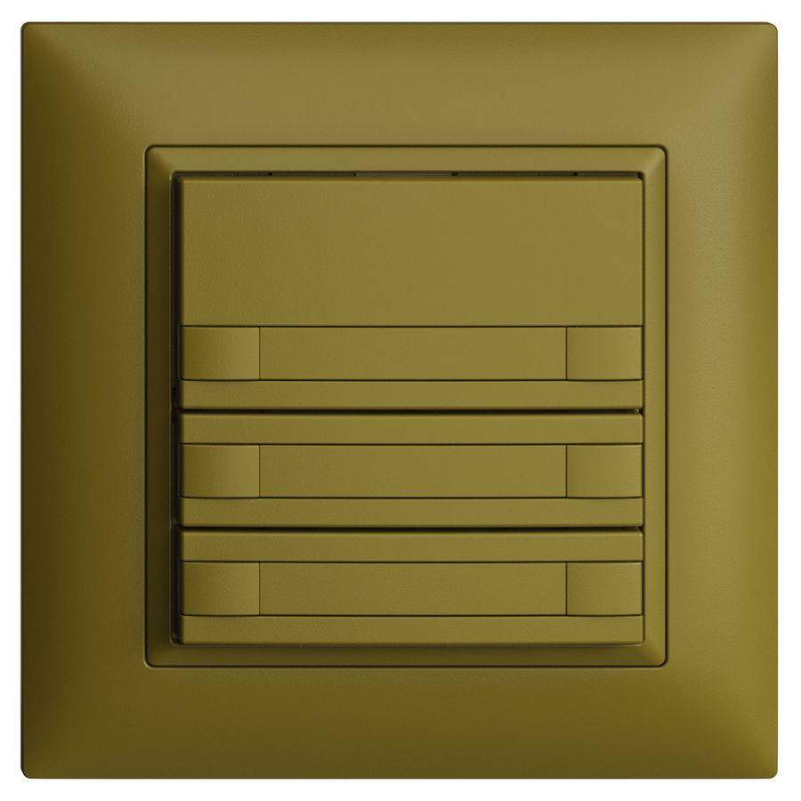 Poussoir KNX RGB ENC EDUE FMI, 250mW, s.LED, papier, 3×poussoir, C.2×T., ov