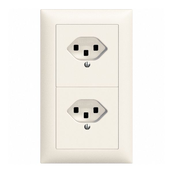 UP-Kombination EDIZIOdue 2X1 T23 +T23 weiss