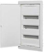 Coffret pour paroi creuse SE Resi9 KV 3 rangées / 12UM / 361×311×92mm