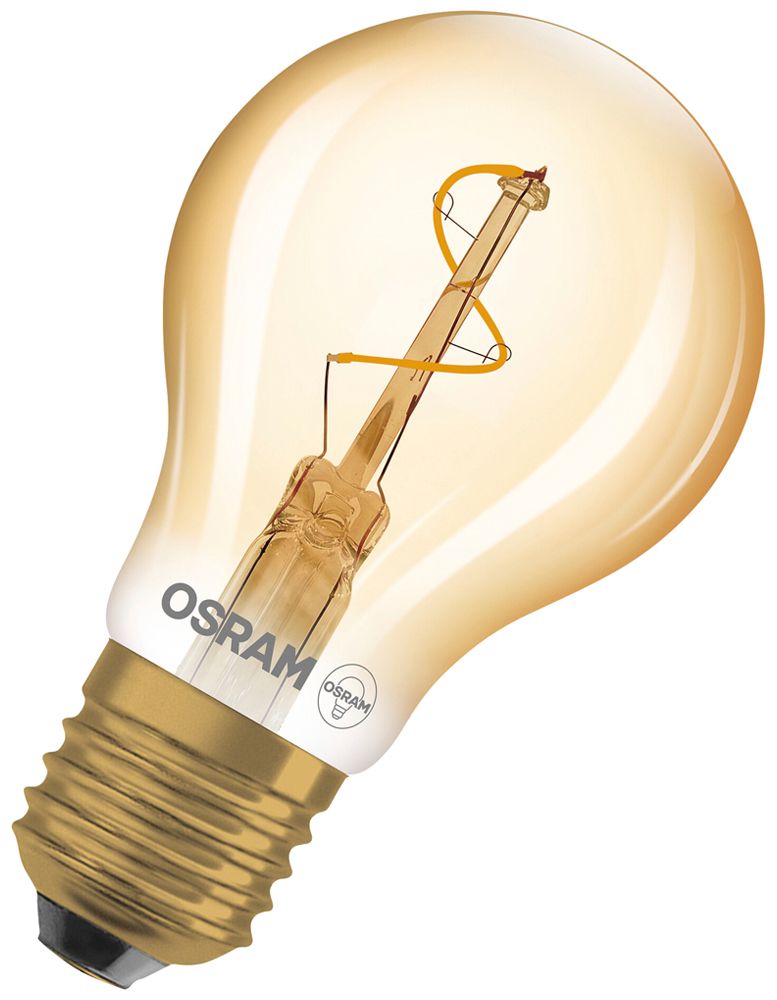 LED-Lampe LEDVANCE Vintage 1906 E27 1.8W 30lm 822 Typ A gold Ø60×105mm