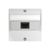 UP-Anschlussdose SIDUS 1×RJ45 weiss glänzend