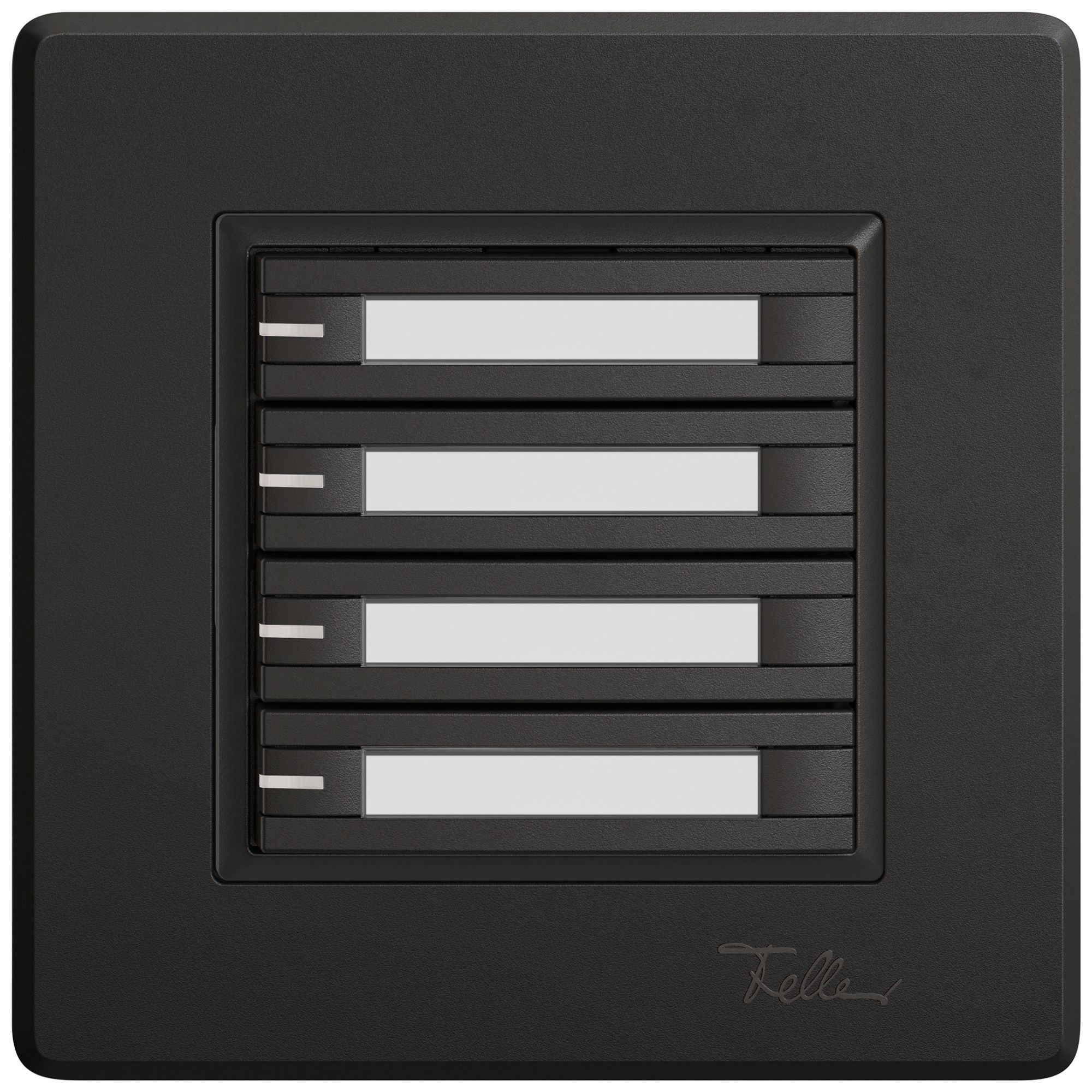 UP-Universaltaster EDIZIO.liv UNI SNAPFIX® m.LED RGB 4× 2-Tbed.Pap.sz