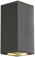 Wandleuchte SLV BIG THEO UP/DOWN OUT, 2×GU10 75W IP44 anthrazit