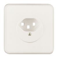 Kit frontale INC FH 1×T23 bianco per presa, morsetti a vite