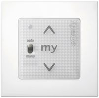 Émetteur RF mural ENC Somfy Smoove 1 A/M io, avec cadre, Pure