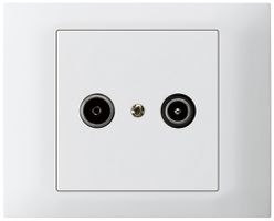 Prise de passage INC kallysto TV-R 14dB blanc