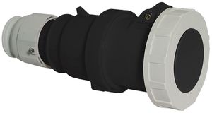 Prise mob.CEE Bals 4P 63A 500V 7h noir IP67 nick.BV TE-Plus